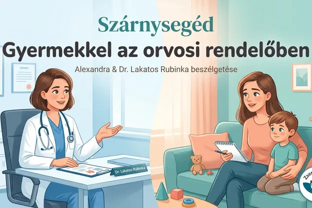 Gyermekkel az orvosi rendelőben